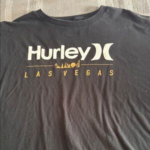 Hurley Black and Yellow Las Vegas Tee